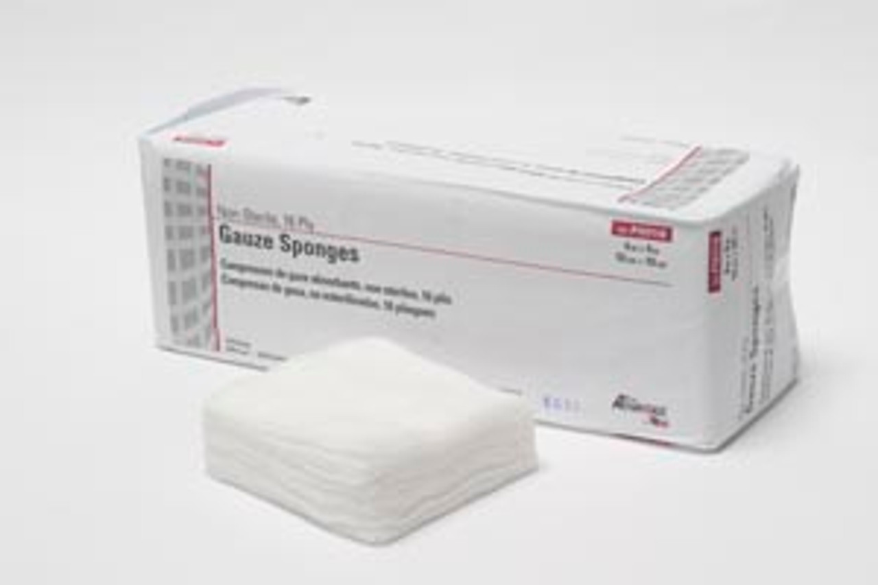 Sponges Gauze Woven Cotton, 4' x 4', 16-Ply Non-Sterile ProAdvantage (200/PK 2000/CS) by Pro Advantage  ID P157118